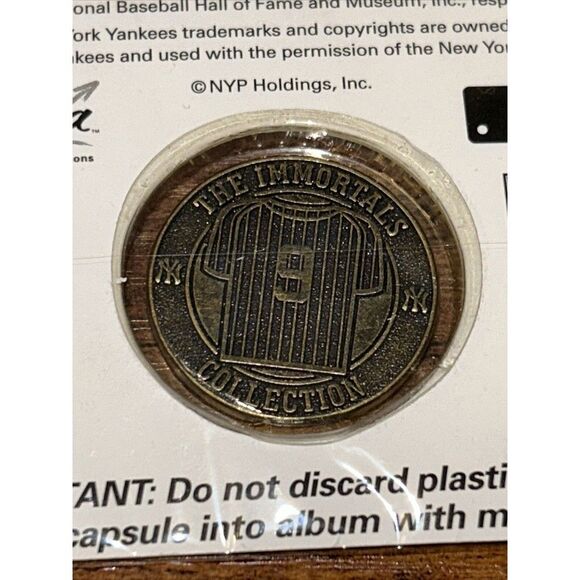Graig Nettles 2005 New York Yankees NY Post Medallion Coin The Immortals NEW - Picture 7 of 7
